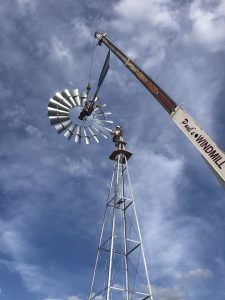 12ft D702 Aermotor Windmill with 40ft new Tower