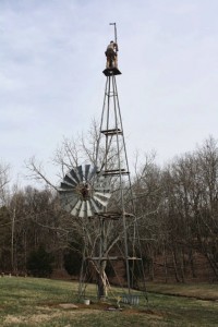 Installing Tower and Windmill from the Ground Up 13      