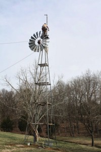 Installing Tower and Windmill from the Ground Up 16      